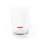 ゴミの中からこんにちはの残りわずか Water Glass :front