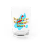 はるのまちのExclusive Economic Zone Water Glass :front