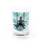 くぼっち/イラスト練習中の空宙ブランコ Water Glass :front