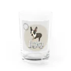 GIONAくんのおみせの【GIONA 生後100日記念】GIONA100グッズ Water Glass :front