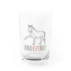 馬のいる日常の¡PASO ESPEÑOL! Water Glass :front