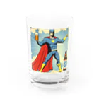 AiTのスーパーヒーローだって飲みたい Water Glass :front