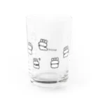 くすりやさんのわちゃわちゃやくそう Water Glass :front