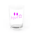 HEY☆のHEY☆ Water Glass :front