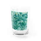 guruguのEbru Green Water Glass :front