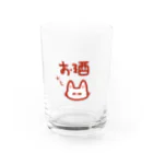 boutique-SENAUSAのよっぱらいうさぎ Water Glass :front