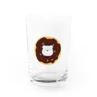 パンニマルのドーナツに囚われたシロクマ チョコVer. Water Glass :front