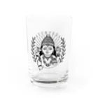 ラサーヤナ工房グッズ部のアーユルヴェーダの神様 Water Glass :front