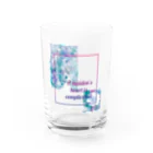 オリジナルデザイン＠サトモッティのパステル２「A maiden's heart is complicated.」 Water Glass :front