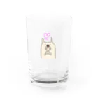 フレンチブルドッグ　ミルミルのフレンチブルドッグミルミル💓 Water Glass :front