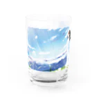 ZETTAI CHU-KAKUの雨に咲かせば Water Glass :front