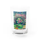 🌿Art shop Kano🌿の山羊と少女（8歳の肖像、部分） Water Glass :front