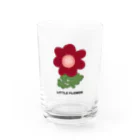 4_seasonのLITTLE FLOWER(RED) Water Glass :front