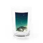 夏と冬は冬が好きの冬の巨人オリオン Water Glass :front