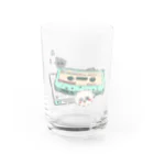 わたぽこり【公式】のカセットテープとわたぽこり Water Glass :front