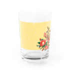 orange_honeyの椿 Water Glass :front