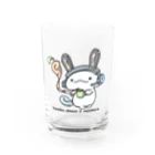 itsuto-こねこしょうしょうめんへらの「うさぎヒロ」2023 Water Glass :front