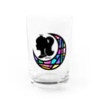 香庭くゆるのグラスプラネット月/プリンセス Water Glass :front