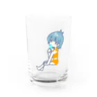 moiのアツイナツ Water Glass :front