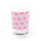 orange_honeyの花柄20 Water Glass :front