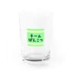 龍田ブロードウェイのチームぽんこつ Water Glass :front