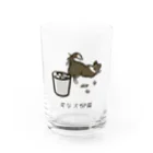 いぬころ｜変な犬図鑑のNo.176 ティッシュチギリーヌ[1] 変な犬図鑑 Water Glass :front