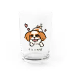 いぬころ｜変な犬図鑑のNo.186 キタクフイウチーヌ[1] 変な犬図鑑 Water Glass :front