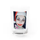 296fukurouのバケモノ麗子 Water Glass :front