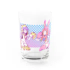 モナ子の干支ガールズとらう Water Glass :front