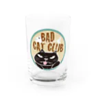 Junsの悪にゃんこのBAD CAT CULB Water Glass :front