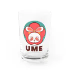 レタ(LETA)のぽっぷらうさぎ(UME・緑) Water Glass :front