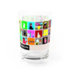 泡人FAMILIA🐩フィジカルマーケットの泡人FAMILIA　ピクセルアートグラス Water Glass :front