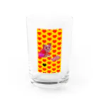 髭達磨のさくら Water Glass :front