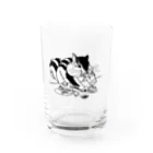 ichomaeの飲み会でがっつくリス Water Glass :front