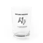 onehappinessのシェルティ　イラスト　forever Water Glass :front