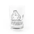 トシゾーのSUZURIのとこのキュウコン（下文字） Water Glass :front