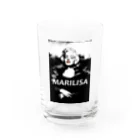 アインシュタインキャットのマリリザ Water Glass :front