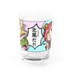 凧っこ１３人衆の北風だ！！ Water Glass :front