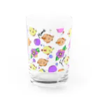 世界のモネのぷくぷくフグくん Water Glass :front