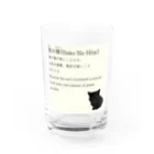 くろねこ商会の猫の額-Neko No Hitai- Water Glass :front