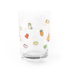 mindwaveincのうさぎのムーちゃん(ニンジンカー) Water Glass :front