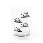 楽猫楽描しげ屋のシャーシャー Water Glass :front