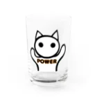 aiueoneko358のパワー猫 Water Glass :front