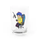 ゲーミングおとうさん🎮【クリサポ：OTOSAN】のゲーミングおとうさん Water Glass :front