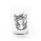 コーヒーロールのLady Luck-1 Water Glass :front