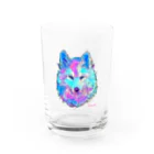 ジュノの秘密のアトリエのオオカミ／Juno Water Glass :front