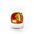 GOODS SHOP【そぞろな小窓】 SUZURI店の【脱穀してからね】 Water Glass :front