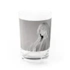 紅崎重工のモノクロ少女 Water Glass :front