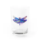 ジュノの秘密のアトリエのチョウトンボ／Juno Water Glass :front