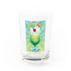 BARE FEET/猫田博人のメロンソーダフロート Water Glass :front
